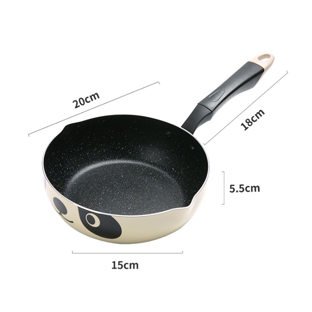 20/24/26CM Panda Pot Japanese Style Induction Cooker Universal Frying Pan Non-stick Aluminum Pot Frying Pan Stone Pot Apr9