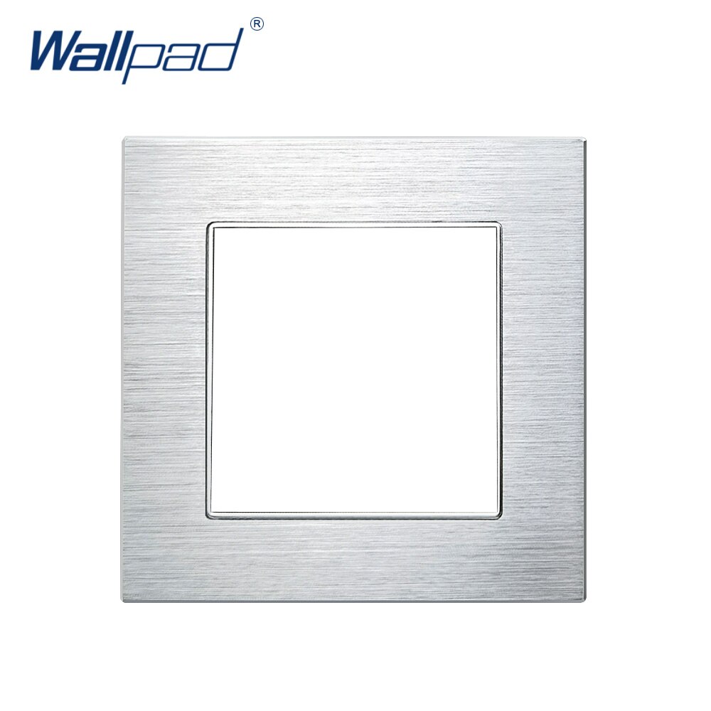 Wallpad Luxury Aluminum Alloy Panel Frame Silver Hotel Panel Vertical and Horizon Frame 1 2 3 4 5 Frames Panel Only: 1
