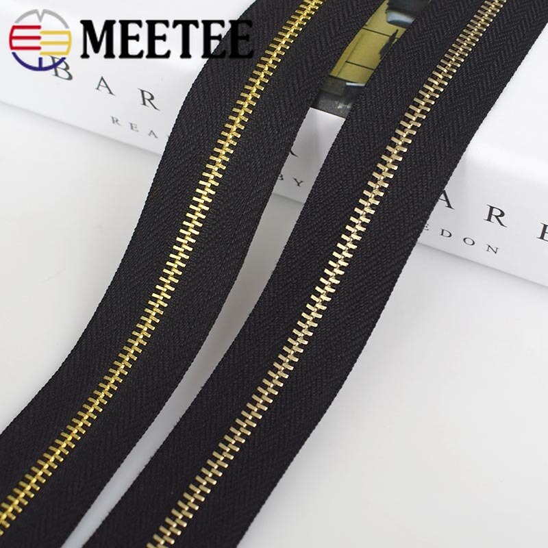 2/5Yards 3 # Metalen Rits Voor Naaien Diy Zip Sport Jas Kleding Open-End Ritsen kledingstuk Kleding Accessoires