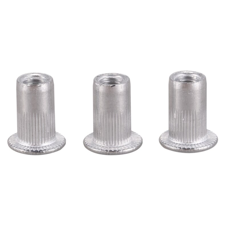 50Pcs M4x10mm Stainless Steel Threaded Blind Rivet Nut Insert Nutserts &amp; 100Pcs M3x9mm Countersunk Head Blind Rivet Nuts Rivnuts