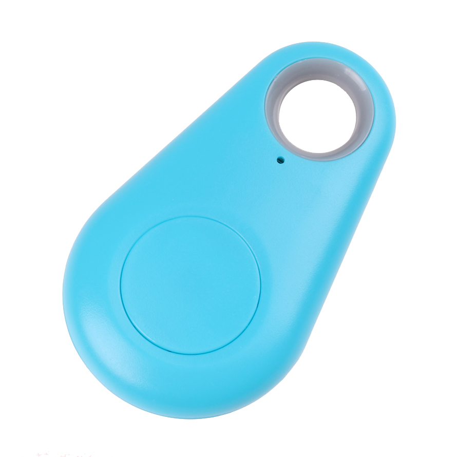 Mini localizador inteligente de carro, chaveiro anti-perda com rastreador bluetooth 4.0 para cachorro e criança chaveiro localizador: Blue