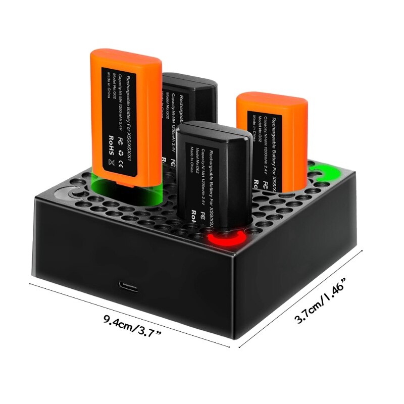 Controller-akkupack, wiederaufladbar, ,2000 ladezyklen, kompatibel mit xbox one/xbox one x/xbox one s