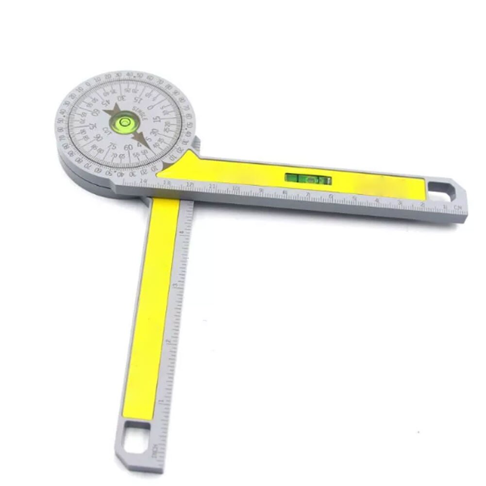 7Inch Miter Saw Protractor Gauge ABS Digital Protractor Scale Digital Protractor Engraved Portable Measuring Ruler Tool