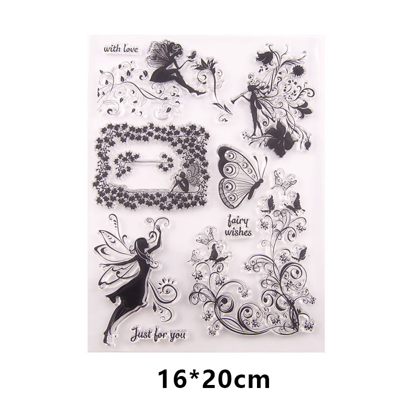 Dank u Egel stempel Clear Stempel voor Scrapbookin