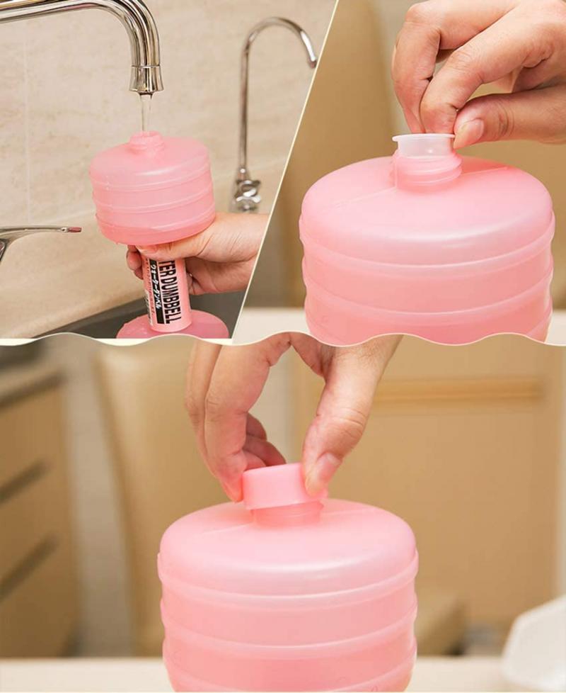 Botella de agua deportiva con forma de mancuerna para gimnasio, jarra de entrenamiento en casa, Fitness, levantamiento de pesas, familia para perder peso, botella portátil