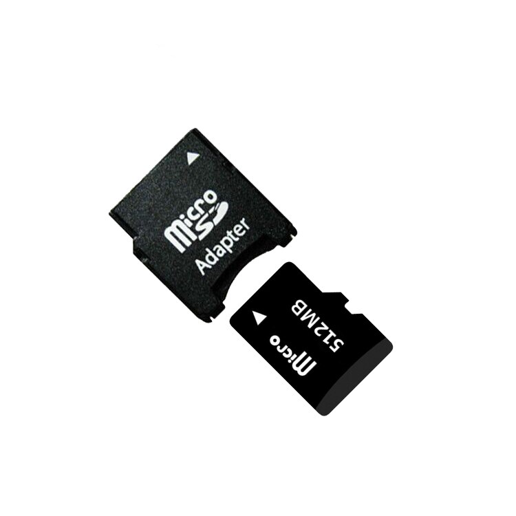 64MB 128MB 256MB 512MB 1GB 2GB Micro Card+TF Card To MiniSD Card Adapter For Old Cellphone: 512MB