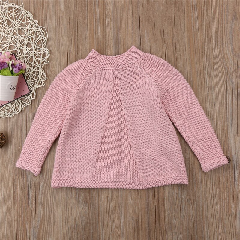 Herbst Winter freundlicher Baby Mädchen strickjacke Mantel Mädchen zur Seite fahren Baumwolle Strickwaren Baby Mädchen jacke zur Seite fahren freundlicher kleidung der 1-8Jahre