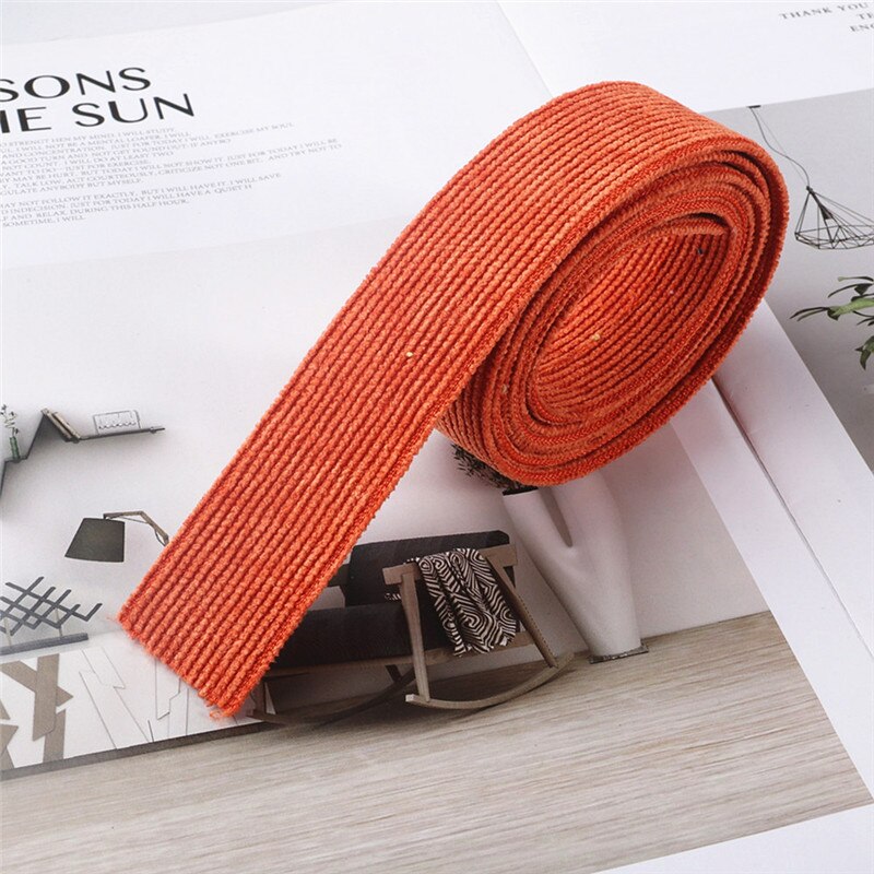 Tira de tejido de pana de 25mm x 1M, suministros para manualidades DIY, diadema con lazo Manual, horquilla, cintas para el pelo, accesorios de costura