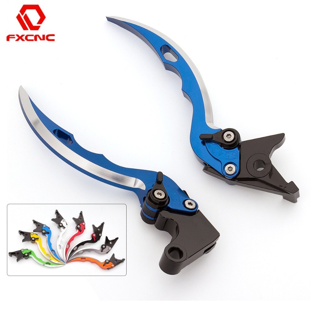 FX CNC – lame de couteau de moto réglable en aluminium, leviers d&#39;embrayage de frein pour Yamaha YZF R1 YZF R6 FZ1 FAZER TRX 850 R6S VERSION américaine
