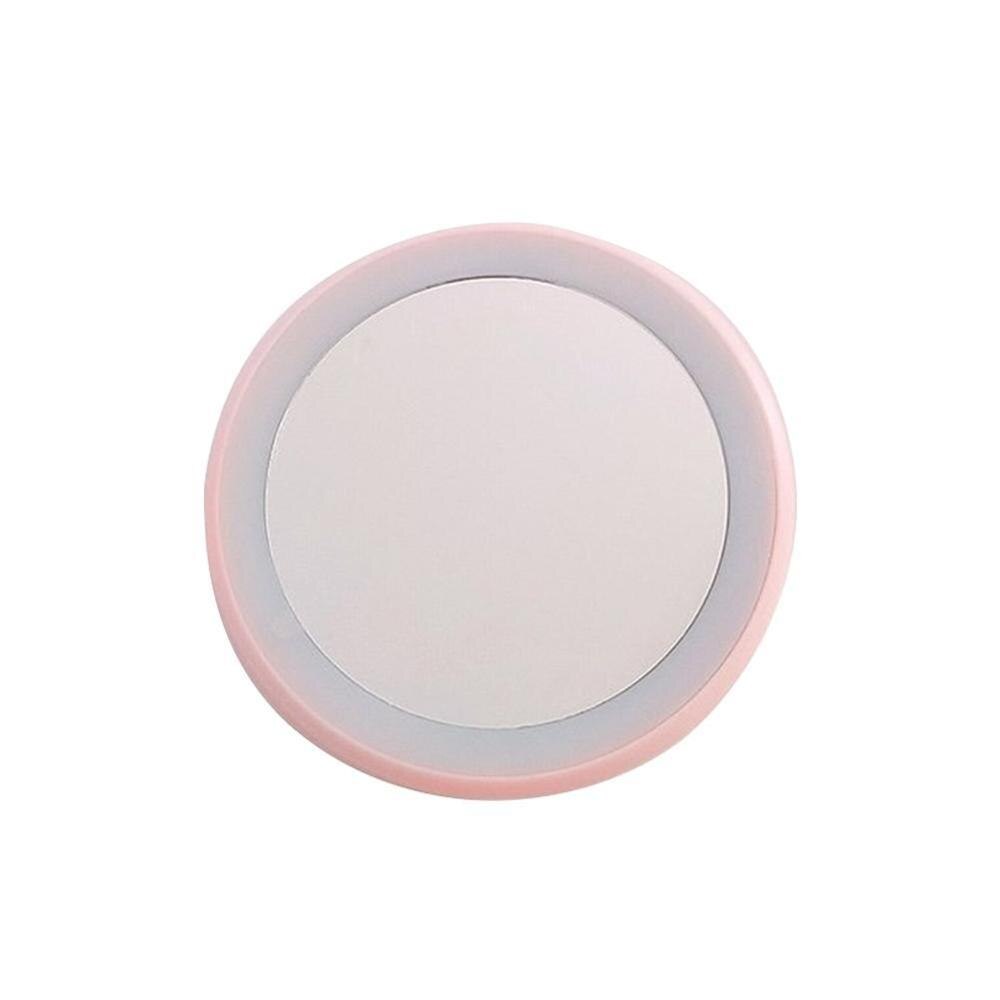 En-til-en mini opplyst sminkespeil bærbart led opplyst hd-sminke smartspeil: D