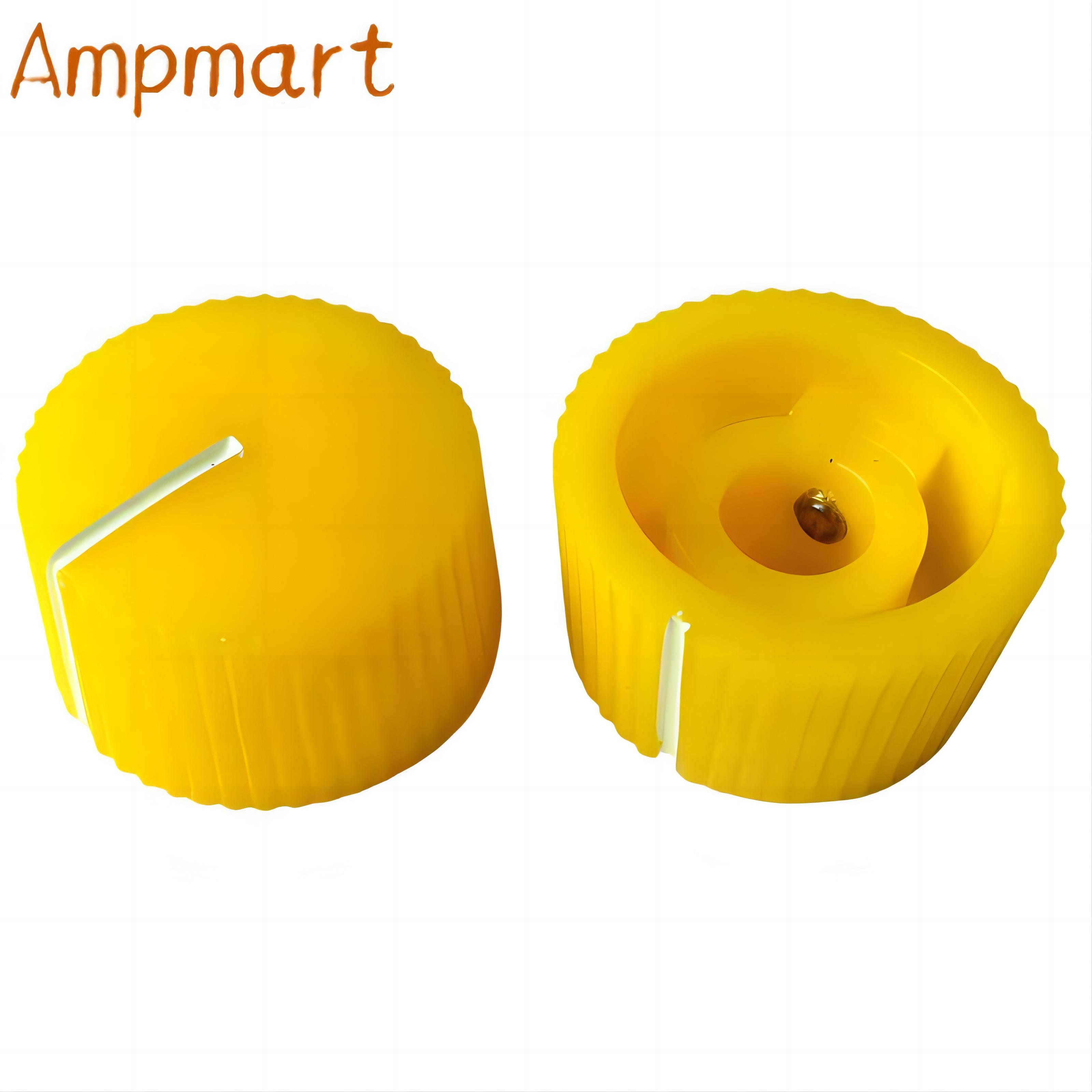 20X12MM Circular Plastic Knob, Guitar Effector Knob, Potentiometer Switch Knob, HIFI Volume Adjustment Knob, Inner Hole: 6.4MM: Rose Red