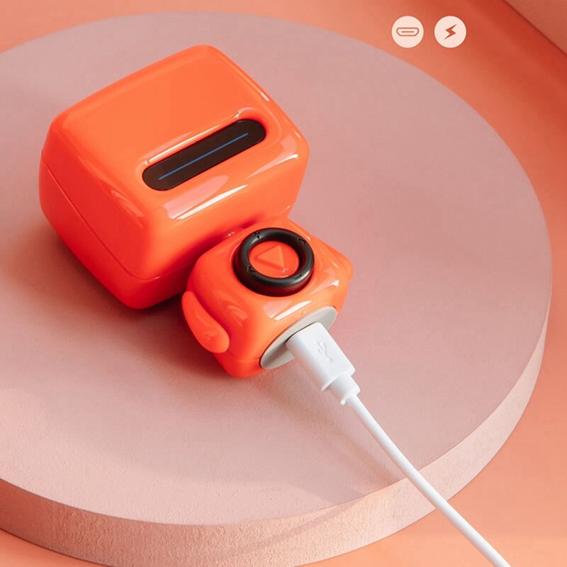 Draagbare Bluetooth Draadloze Oplaadbare Leuke Robot Vorm Speaker Muziekspeler Stereo Bluetooth Speakers