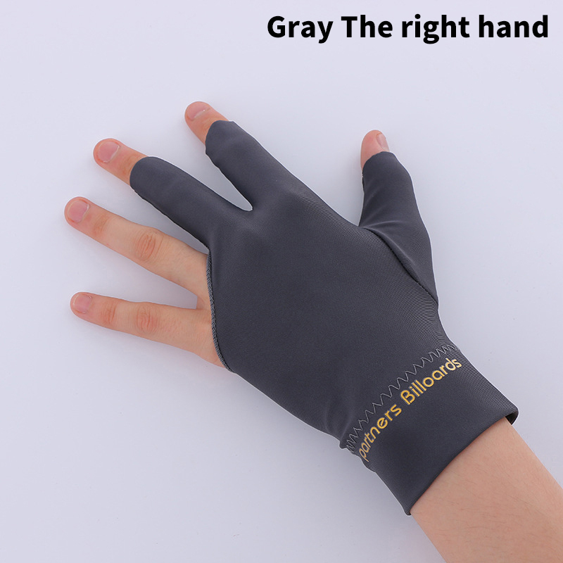 Guanti da biliardo a tre dita Guanti da biliardo antiscivolo per stecca da biliardo Guanti unisex per mano sinistra destra: Blu