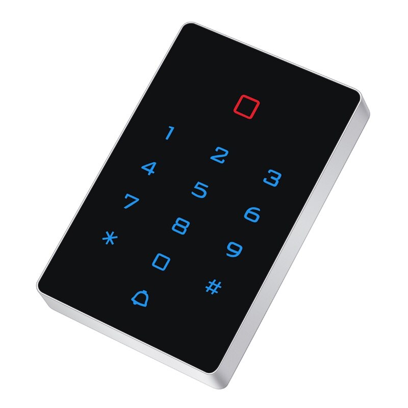 tuya wifi 125khz EM ID Touch screen backlit standalone keypad rfid controller WG26 for door gate lock access control system