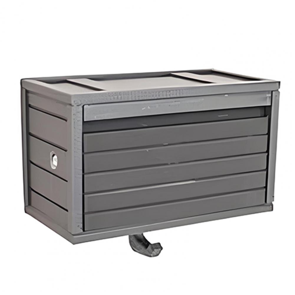 Veggmontert nøkkelhylle dekorativ nøkkelkrok retro garasje bilnøkkelboks multifunksjonell nøkkelorganisator med garasjeport: Hvit