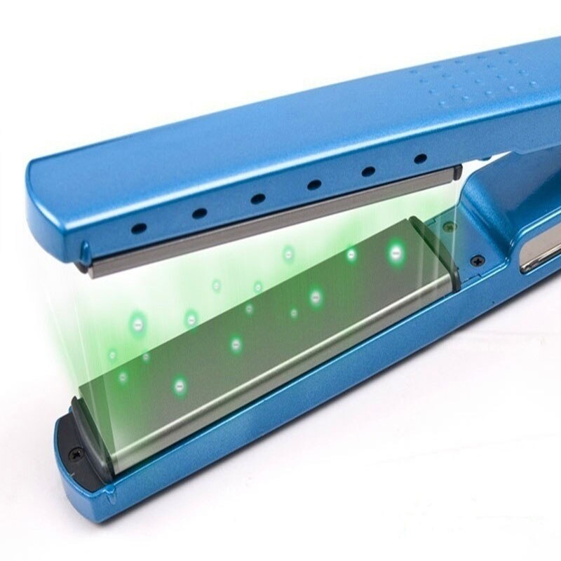 Professionele Blue Stijltang Nano Titanium Plaat Stijltangen Elektrische Flat Iron Snelle Verwarming Steil Haar Gereedschap