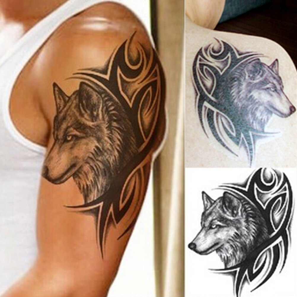 Mannen 3D Grote Tijdelijke Tattoo Waterdicht Tattoo Mouwen Voor Mannen Conversie Van Tattoos Overdraagbare Nep Tatoeëren Flash Stickers: style 7