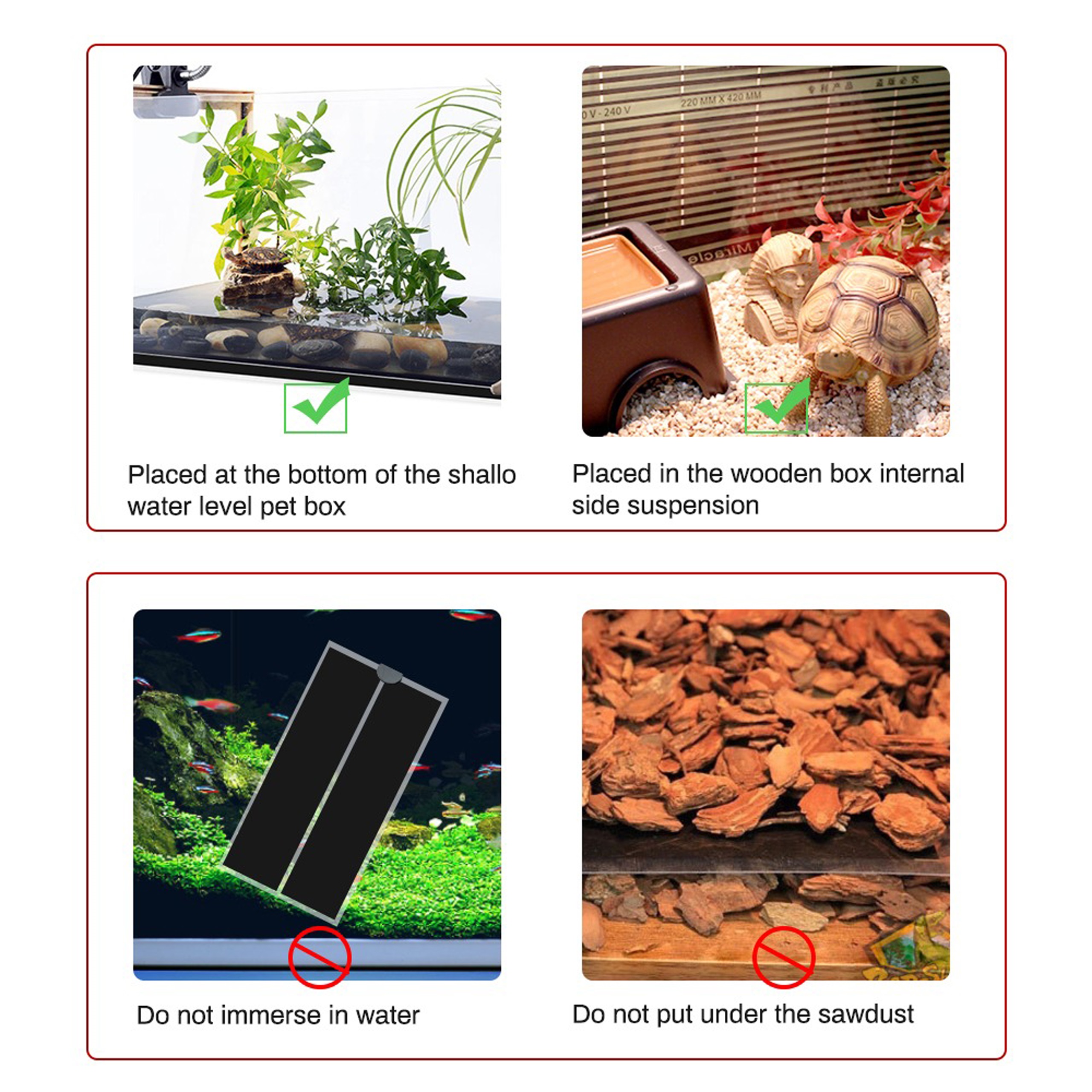 Seedling Heating Mat 5-45w Waterproof Plant Seed Germination Propagation Clone Starter Pad Garden Supplies Reptiles Heat Mat