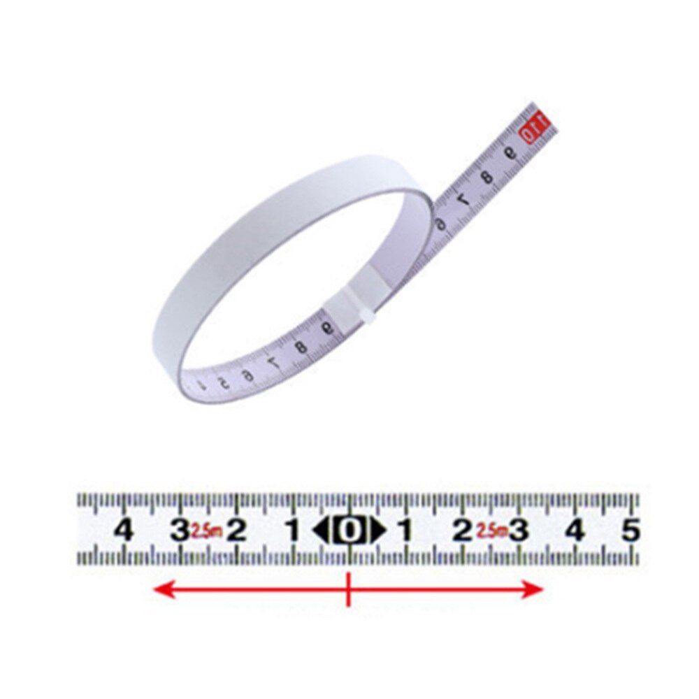 Self Adhesive Ruler Mitre Rail Measuring Tape Steel Mitre Saw Scale for T-track Router Table Band Saw Woodworking Tool