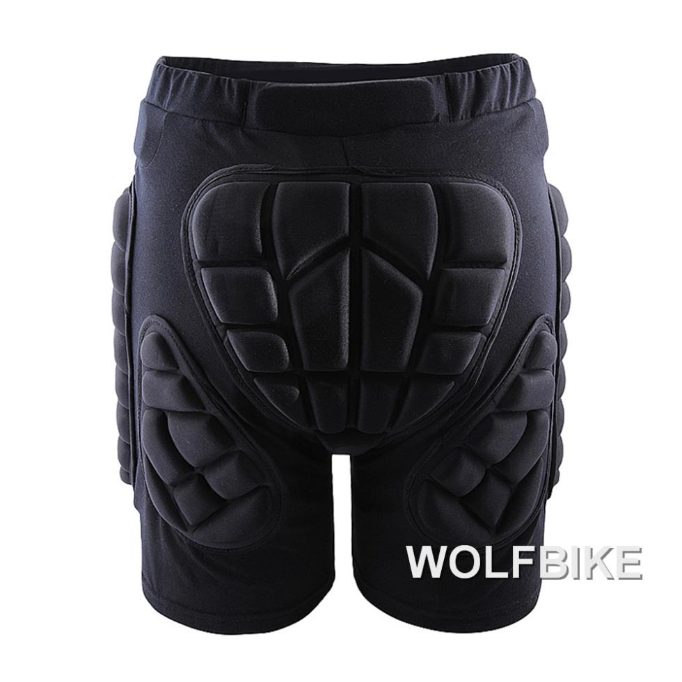Wosawe sportsudstyr kort beskyttende hofte-butt pad ski skate skateboard snowboard beskyttelse modstand rulle polstrede shorts: Bc305 / Xs