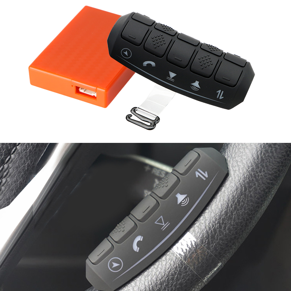 Draadloze controller Universele stuurwielknop Autoradio DVD GPS-speler LCD-achtergrondverlichting Autoafstandsbedieningen