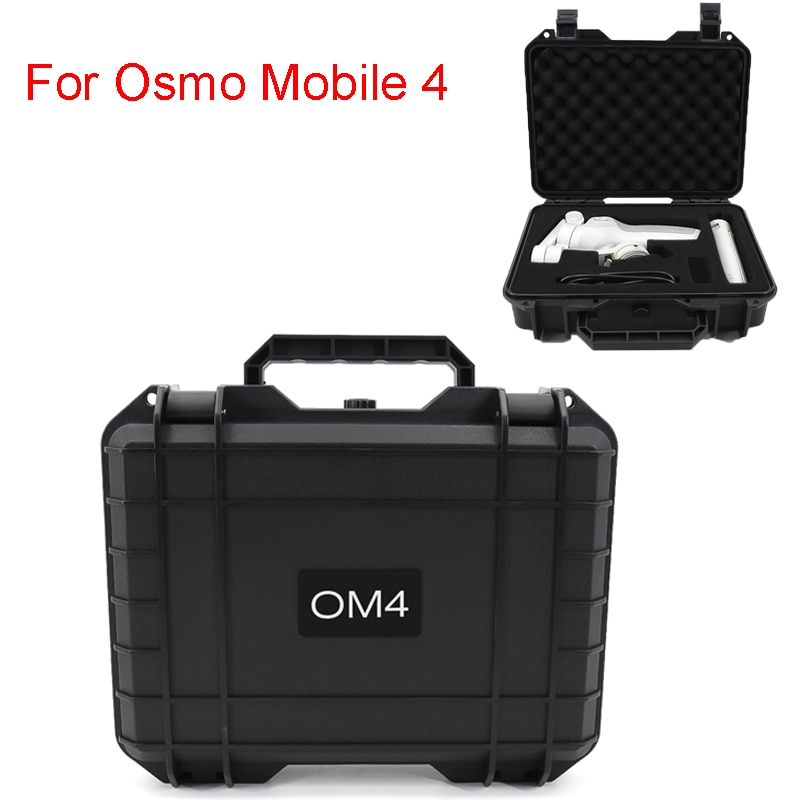 Dji osmo mobile 4 vandtæt opbevaringsboks anti-seismisk  om 4 rejseopbevaring hård æske til dji osmo mobile 4 gimbal tilbehør