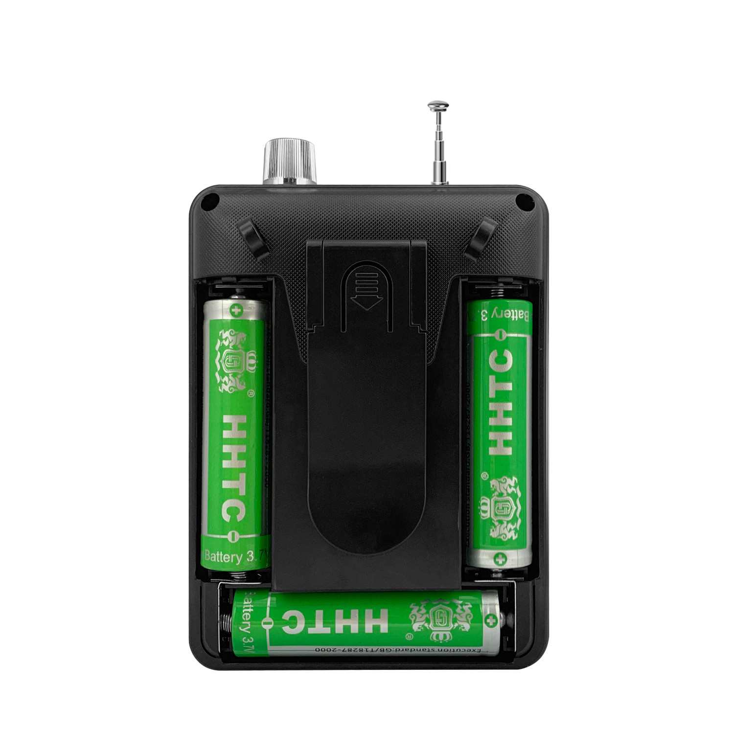 EONKO PA-279BT Voice Amplifier FM Radio Loud Speaker with Bluetooth TF USB FM AUX Earphone Microphone Recording 3pcs Battery
