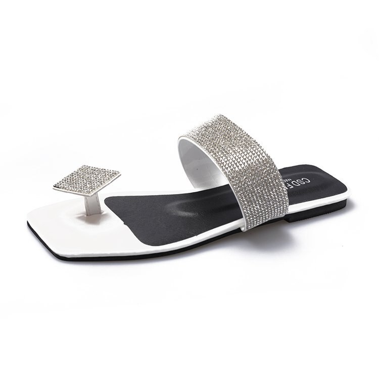Flip Flop Thongs Strass Vrouwen Slippers Sandalen Schoenen Antislip Platte Zool Slippers Vrouw Sandalen Slides Strand Schoenen