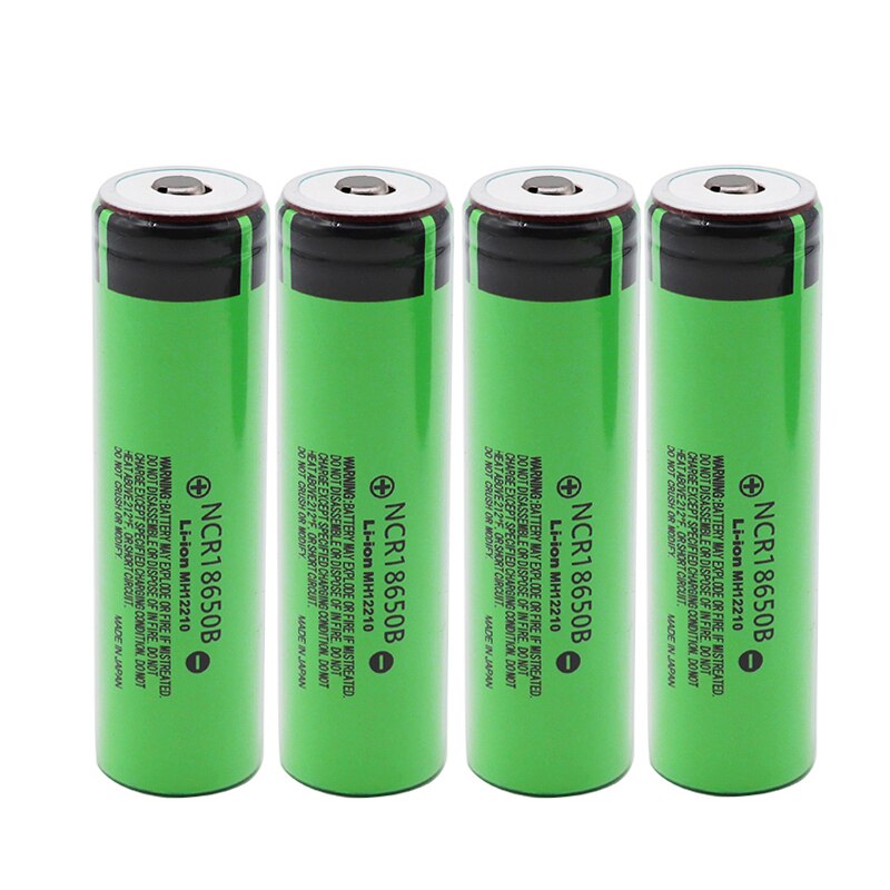 100% Originele NCR18650B-3400mAh Oplaadbare Li-Ion Batterij 3.7V 18650 Batterij 3400Mah +