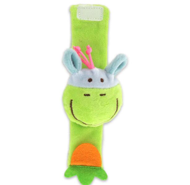 newbron hand bells animal modeling wrist rattling soft enlightenment intelligence baby toys BF53: BF53-1pc-05