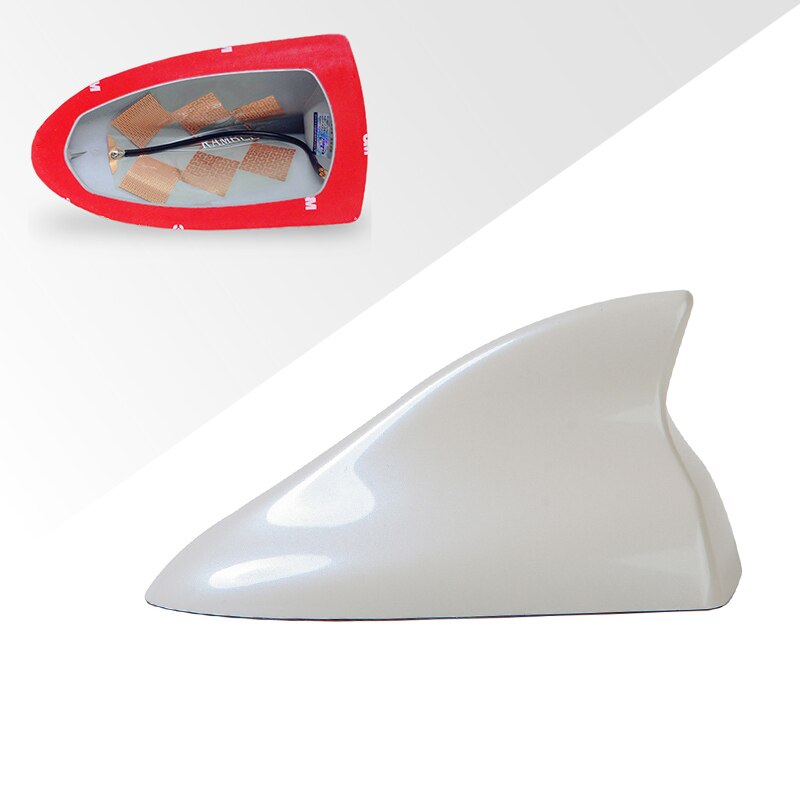 Antenne de toit de voiture pour Renault Megane 2 3 ii iii 1 i, FM/AM, aileron de requin, pour Signal Radio: Pearl White Advanced