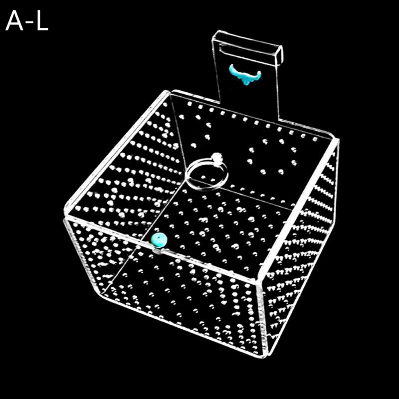 Acrylic Fish Tank Isolation Box Rearing Box Hanging Aperture 1mm / 3mm Home Aquarium Decor Fishes Transparent Clear Water Box: 1mm L