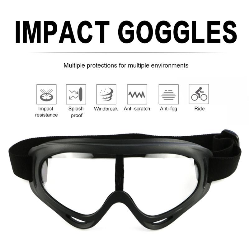 Anti-impact Factory Lab Outdoor Work Eye Protective Safety Goggles Glasses Anti-Fog Anti Dust Saliva Goggles Protective Glasses