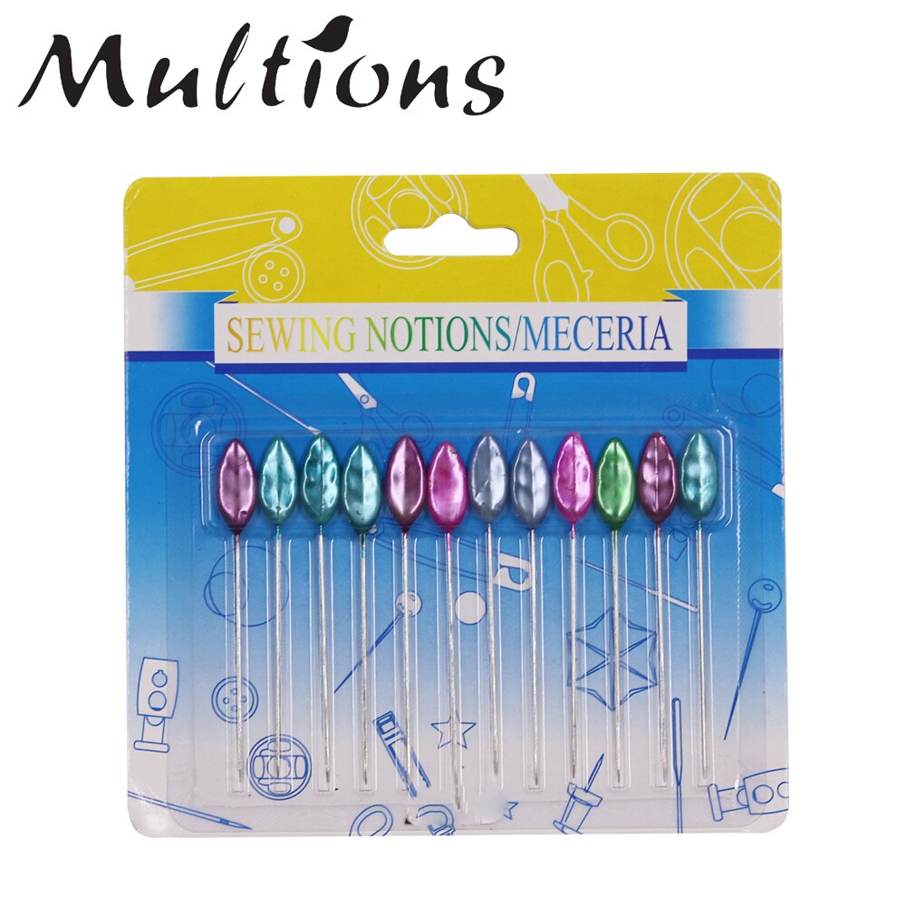 24pcs Sewing Pins Leaf Head Straight Pins Quilting Pins for Sewing DIY Dressmaker Jewelry Decorative Pins DIY Sewing Tools
