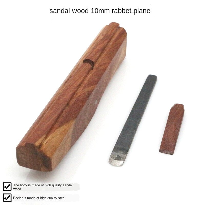 1 PC Convex Plane Woodworking Rosewood Hand Plane DIY Carpenter 10mm Grooving Wood Planers Edge Chisel Tool Mini Hand Tool