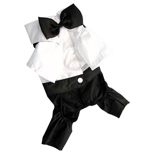 Ropa para perro y gato, traje de pajarita, traje de cachorro, mono, abrigo, camisas de S-XXL para perro, nueva