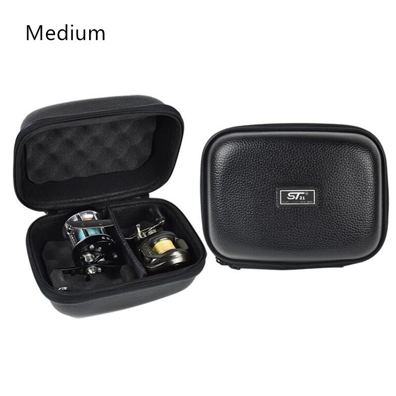 Wędkarski uchwyt rolki kołowrotek bębnowy elektryczny przenośny worek robić przechowywania wciągarki: średni