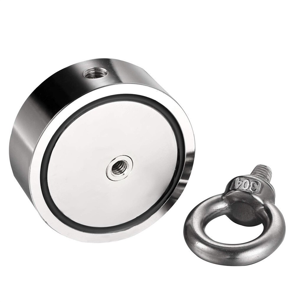 200/300/500KG Double Side Neodymium Metal Magnet Detector Fishing Kit+10M Rope key hanger magnetic magnetic hanger kitchen