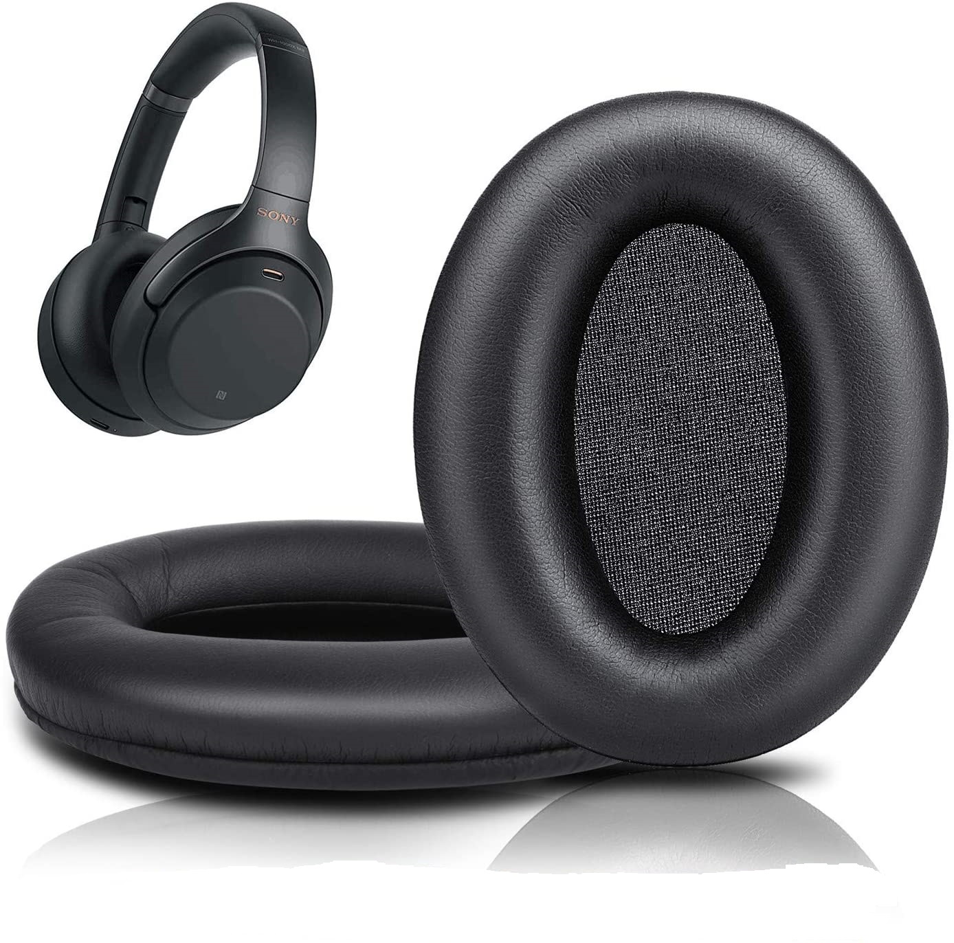 Wymienne nauszniki z pianki Memory Foam Ear Pads Cushion Repair Parts dla Sony WH-1000XM3 WH1000XM3 WH 1000 XM3 Headphones Cover Earpads