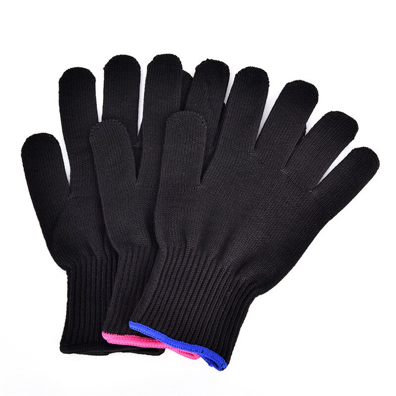 1Pc Hittebestendige Handschoen Tool Flat Iron Black Warmte Handschoen Voor Krultang Handschoenen