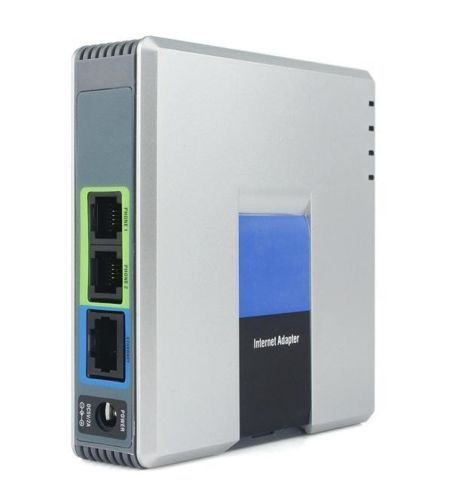 LINKSYS PAP2T-NA SIP VOIP Phone Adapter VoIP phone Linksys PAP2T Internet Phone Adapter Two Phone Ports