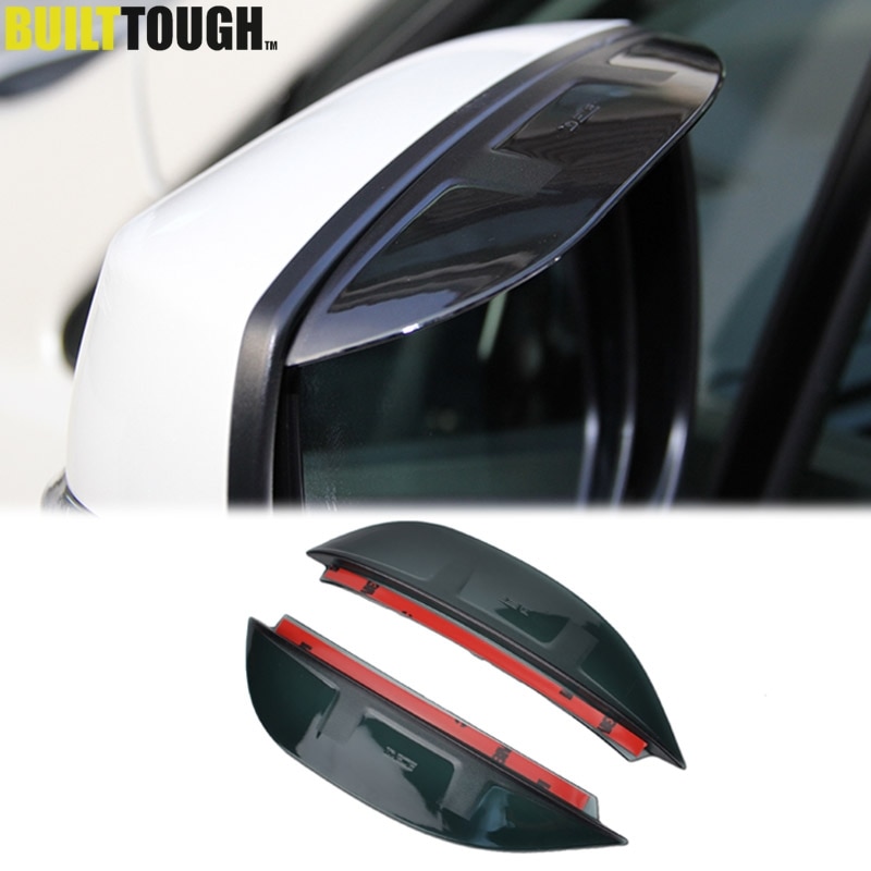 For Subaru XV Crosstrek Side Door Rear View Mirror Visor Rain Guard Shade Shield Cover Car Styling