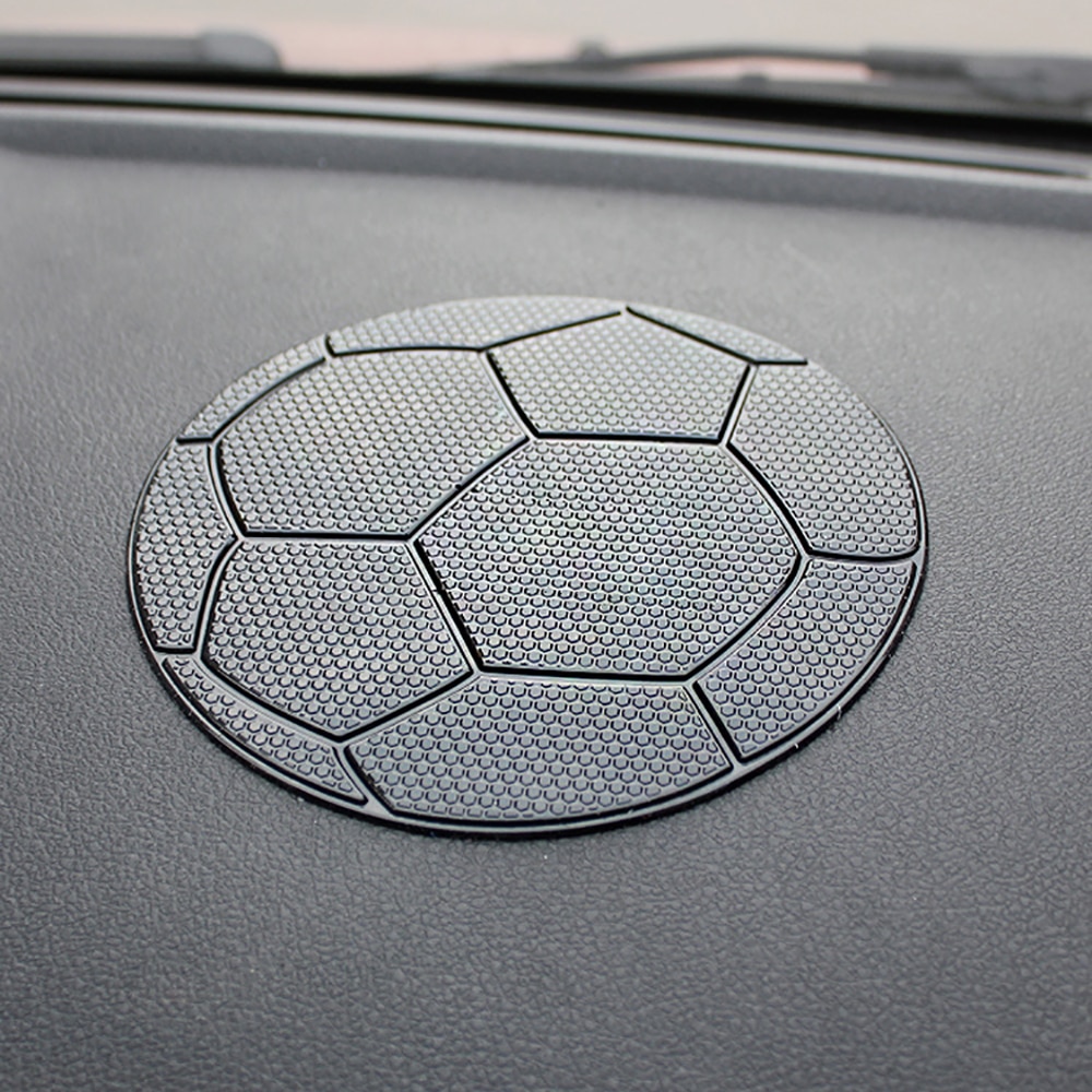 Car Dashboard Sticky Pad Phone Holder Silicone Football Anti-Slip Mat Automobiles Interior Non-slip Cushion For GPS Car Doll Key
