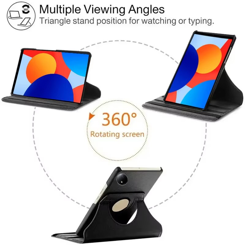 Voor iPad Air 11 Case 2025 PU Leer 360 Roterende Stand Tablet Gevallen Voor Apple Air 7th M3 11 inch Voor iPad Air 6th Cover 2024 M2