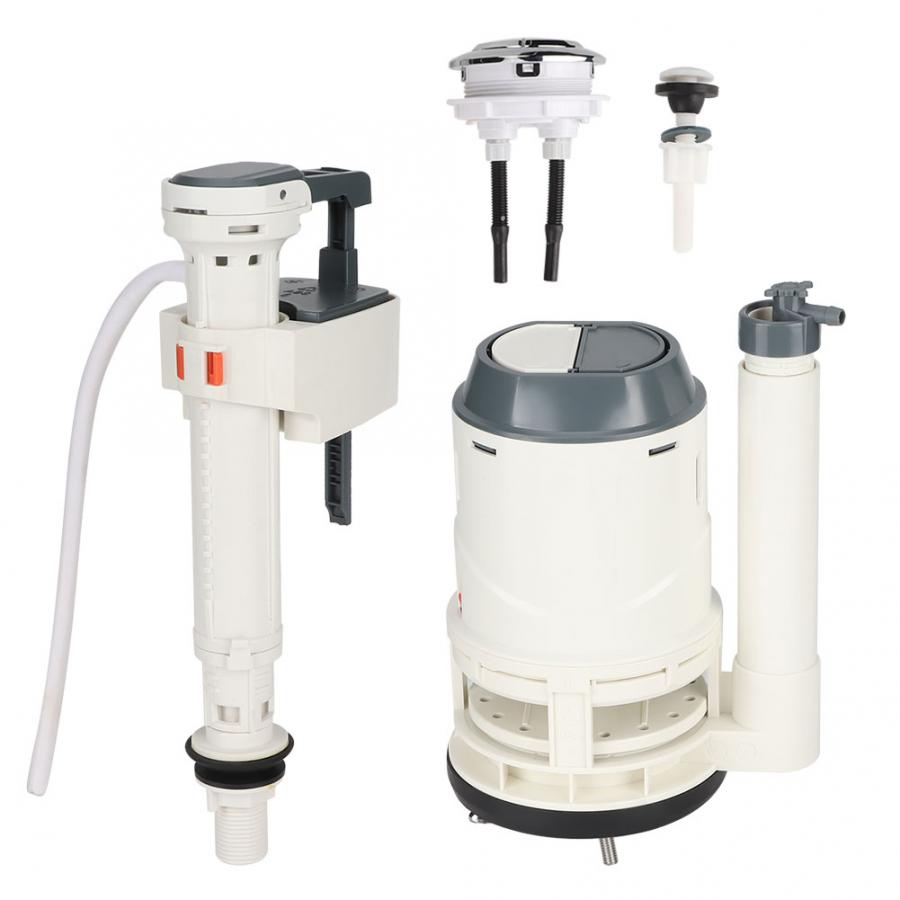 Large Diameter Toilet Fill Valve Flush Valve Button Replacement Kit Bathroom Accessories