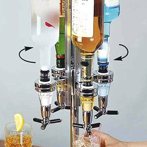 Flaska dispenser whisky väggmonterad vin alkohol sprit cocktail öl shot dispenser flaska 25/30/45ml vinavdelare