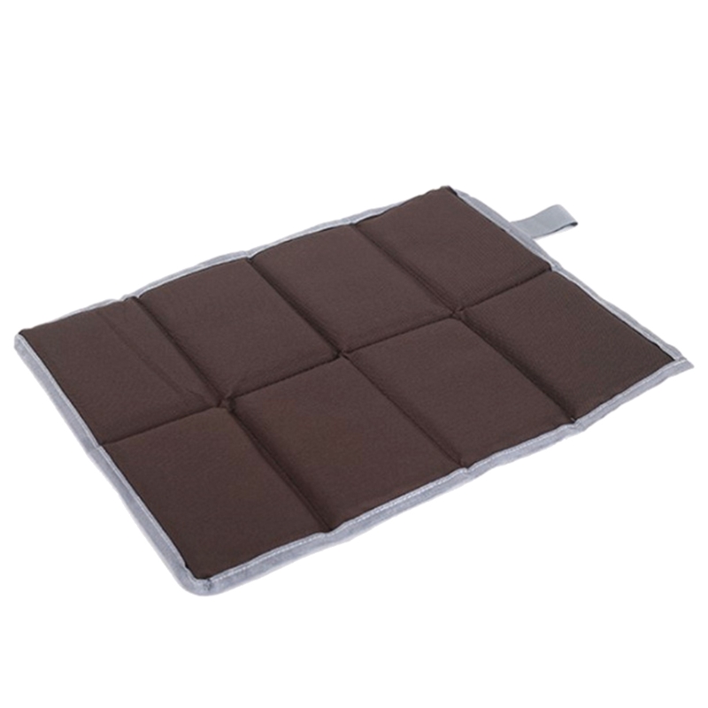 Coussin de siège de randonnée pliable, étanche, ultraléger, tapis de siège d&#39;extérieur pour pique-nique, randonnée: Brown