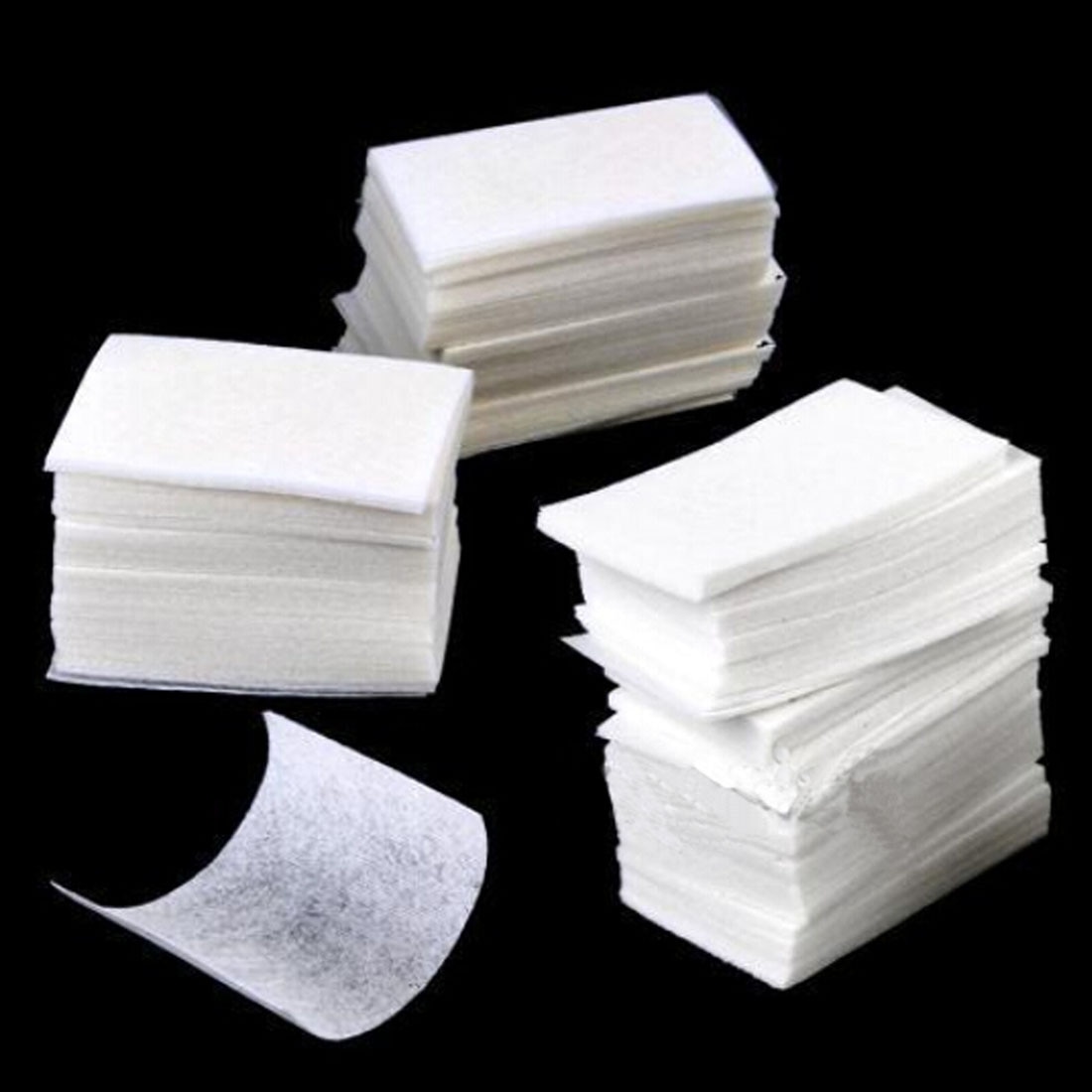 400 Stks/set Nail Art Veeg Manicure Polish Gel Nail Wipes Cotton Lint Katoen Pads Papier Acryl Gel Tips