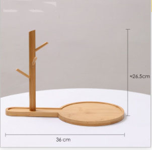 Estante de almacenamiento de llaves de gato bonito, estante de almacenamiento Vertical de llaves de hierro y madera, caja de almacenamiento de entrada con bandeja decorativa, decoraciones de escritorio: Gris