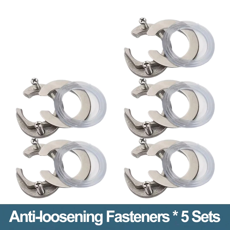 C-type kran anti-løs mutterhette kran kran festesett hjem kjøkken servant verktøy feste låsering skive deler: Lysegrå